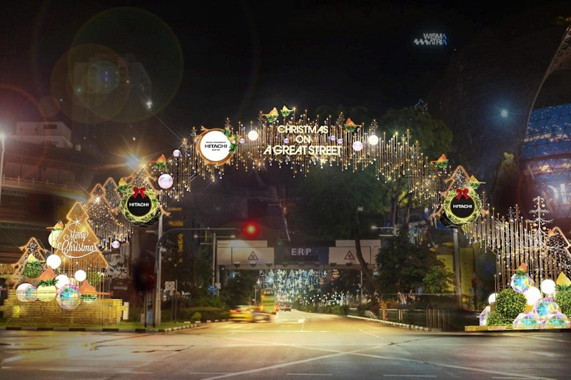 Christmas Lights on Orchard Road 2024